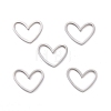 Non-Tarnish 201 Stainless Steel Linking Rings X-STAS-R111-LA105-01-2