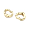 Brass Micro Pave Clear Cubic Zirconia Spring Gate Rings CU-CBA9234-23G-2