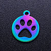 Ion Plating(IP) 304 Stainless Steel Pet Charms STAS-Q201-JN211-1