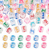 50Pcs Acrylic European Beads MACR-TADJ0001-13E-2