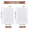 Olycraft 6 Sheets 2 Style PVC Plastic Roof Tiles DIY-OC0010-36-2