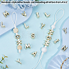 50Pcs UV Plating Acrylic Beads MACR-SP0002-27B-4