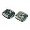 Natural Moss Agate Pendants GG-D003-B02-07-2