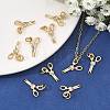 SHEGRACE Brass Micro Pave Clear Cubic Zirconia Pendants XGRQ2C859-403G-5