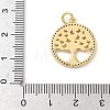 Brass Micro Pave Cubic Zirconia Pendants KK-S337-07G-A-3