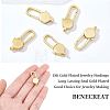 Brass Lobster Claw Clasps KK-BC0004-72-3