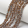 Electroplate Glass Beads Strands EGLA-A034-T2mm-J17-1