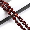 Natural Red Rainbow Jasper Beads Strands G-T047-A15-01-2