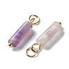 Natural Amethyst Pendants STAS-C120-01G-01-2