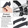 Silicone Bicycle Down Tube Frame Protectors AJEW-WH0317-17-3