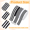 30 Yards 3 Styles Strip Pattern Polyester Ribbons SRIB-PH0001-92-2