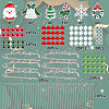 DIY Christmas Charm Brooch Making Kit DIY-SC0019-53-2