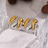 Nuggets 304 Stainless Steel Stud Earrings WQ1047-7