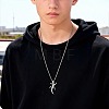 Vintage 304 Stainless Steel Pendant Necklaces for Men WG5B571-01-5