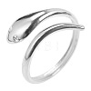 Vintage Stainless Steel Snake Couple Ring LV1514-1-1