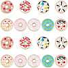 18Pcs 9 Colors Handmade Porcelain Enamel Beads PORC-PA0001-60-7