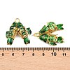 Brass Cloisonne Pendants KK-P251-A01-G-06-3