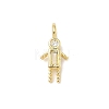 Brass Micro Pave Cubic Zirconia Pendants ZIRC-I356-17G-A07-1