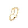 Brass Finger Rings for Women KK-P299-10G-4