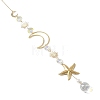 Glass Hanging Suncatchers HJEW-JM04564-4