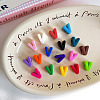 Opaque Acrylic European Beads OACR-M027-01V-1