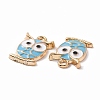 Alloy Enamel Pendants ENAM-B054-02G-03-3