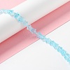 Transparent Glass Beads Strand GLAA-F112-02F-3