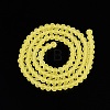 Transparent Glass Beads Strands EGLA-A044-T4mm-MD29-4