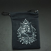 Double-Sided Printed Velvet Tarot Cards Storage Drawstring Bags ZODI-PW0002-02U-1