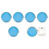 3 Pairs Brass Enamel Cufflinks BUTT-GL0001-09A-1