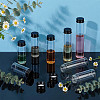 100Pcs 5 Styles Low-boron Silicate Glass Bottles AJEW-WA0004-68-5