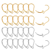 80Pcs 2 Colors 304 Stainless Steel Leverback Earring Findings STAS-ME0001-26-1