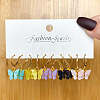 Alloy Hoop Earring Sets WG6DB3C-40-1