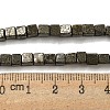 Natural Pyrite Beads Strands G-F631-K29-5