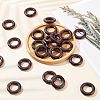 Wood Linking Rings LS-WOOD-WH0027-69B-4