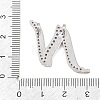 Brass Micro Pave Clear Cubic Zirconia Pendants CU-CBA8481-01P-N-3