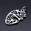 201 Stainless Steel Pendants STAS-T046-JA352-1-2