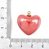304 Stainless Steel Resin Pendants STAS-K322-10A-01-3