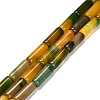 Dyed Natural Agate Beads Strands G-G203-01C-2