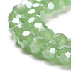 Electroplate Glass Beads Strands EGLA-A035-J6mm-A01-3