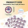 5 Sheets Round Dot PVC Waterproof Decorative Sticker Labels DIY-WH0481-03-2