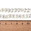 Electroplate Glass Beads Strands EGLA-Q135-04A-A08-4