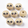 Natural Wood European Beads X1-WOOD-S055-16B-1