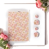 Flower Pattern Ceramics Clay Water Transfer Paper PW-WG24146-02-1