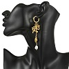 304 Stainless Steel Dangle Earrings EJEW-JE07104-01-5