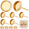 20Pcs 304 Stainless Steel Stud Earring Settings STAS-BBC0009-97A-1
