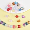 120Pcs 11 Colors Transparent Spray Paint Glass Beads GLAA-FS0002-12A-3