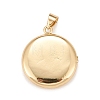 Brass Micro Pave Cubic Zirconia Locket Pendants KK-A161-43B-G-2