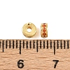 Brass Micro Pave Cubic Zirconia Beads KK-H533-01G-01-3