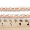 Natural Cultured Freshwater Pearl Beads Strands PEAR-P062-05A-5